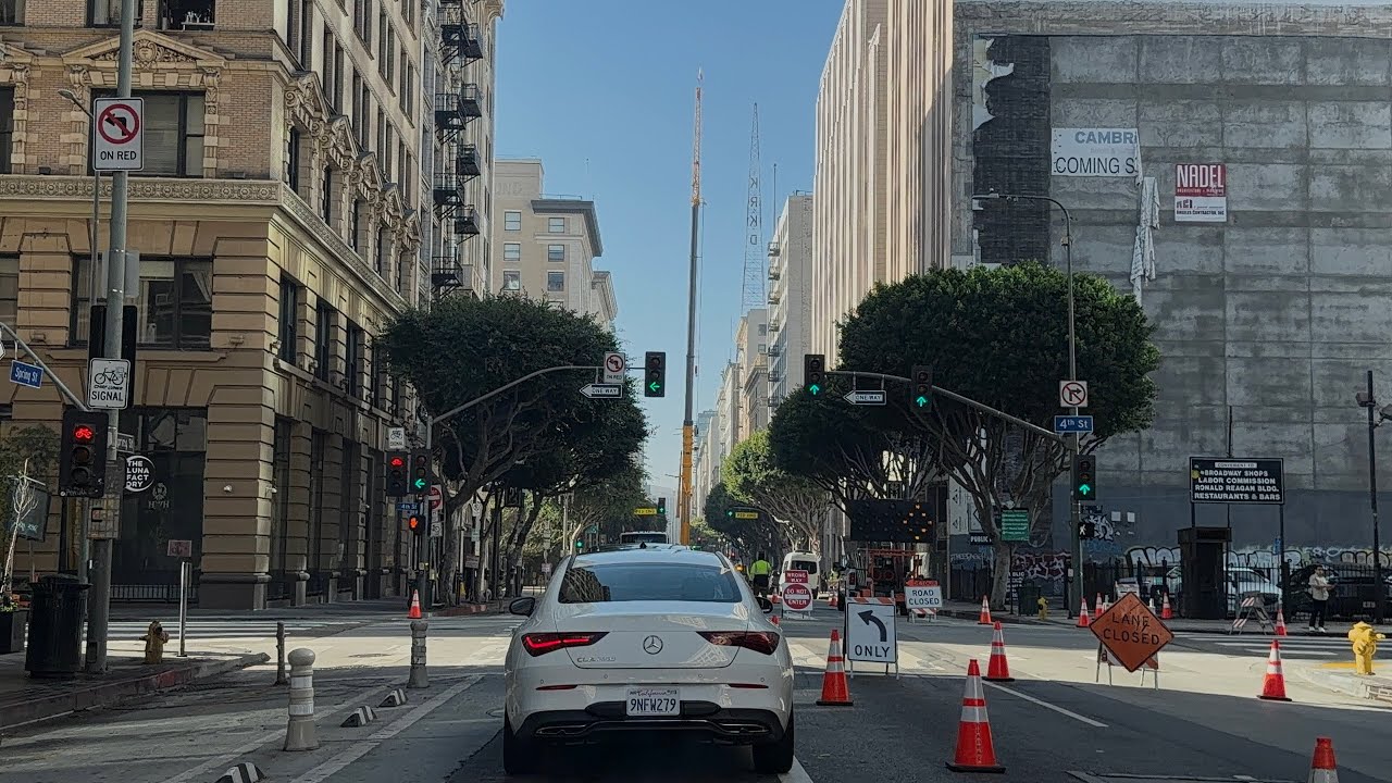 17-Min LA Drive | 710 South → Downtown Los Angeles Merge & City Cruise | 4K 