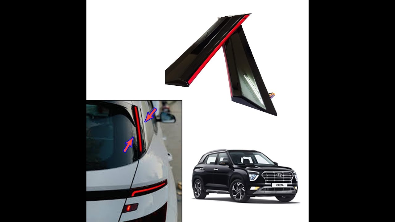 Hyundai Creta 2020 Pillar Lights | Creta Rear Lights | Creta Pillar Lights | Creta Accessories |