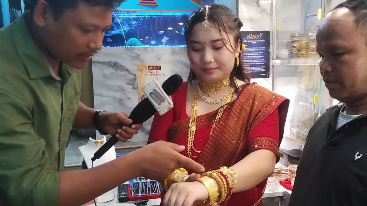 RANGCHAK NO SOLAI GOLD PLATED NAITHOK NAITHOK .....