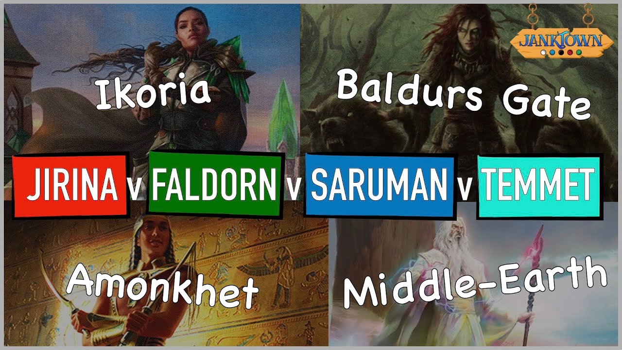 Saruman tries to invade the Multiverse! | Jirina v Faldorn v Saruman v Temmet | Commander Gameplay