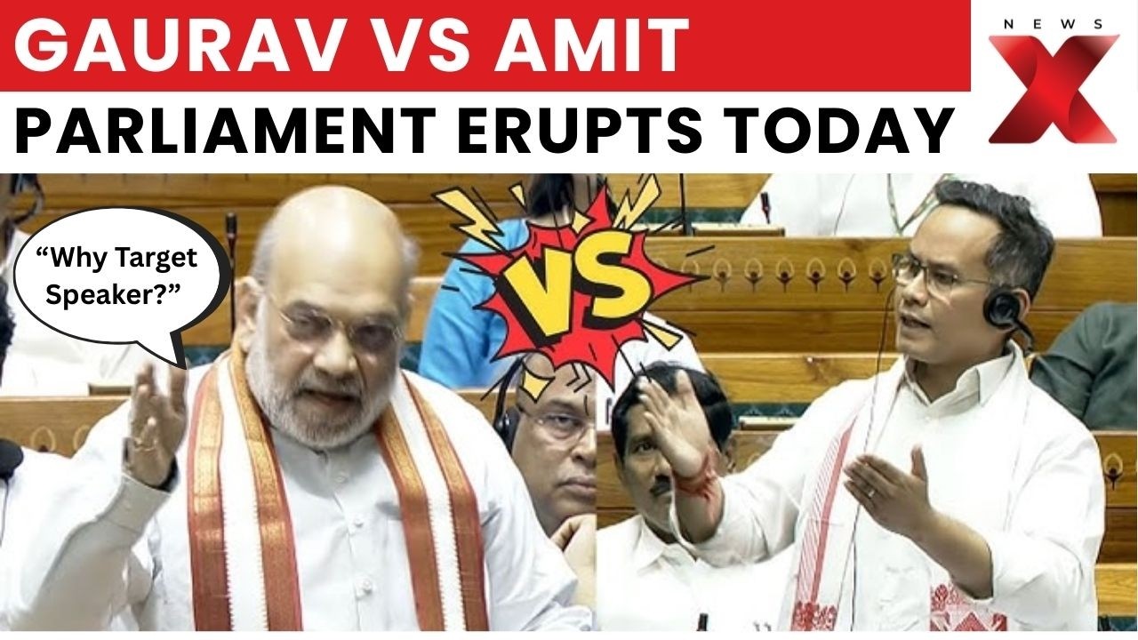 Gaurav Gogoi vs Amit Shah: No-Confidence Motion Against Speaker Sparks Row | NewsX
