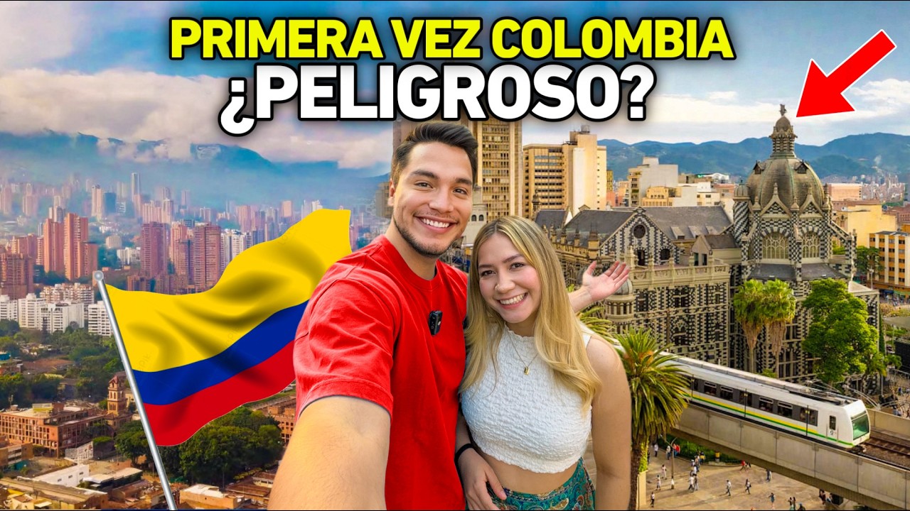 Nuestra PRIMERA VEZ en MEDELLÍN COLOMBIA 🇨🇴😱 ¿PELIGROSO?