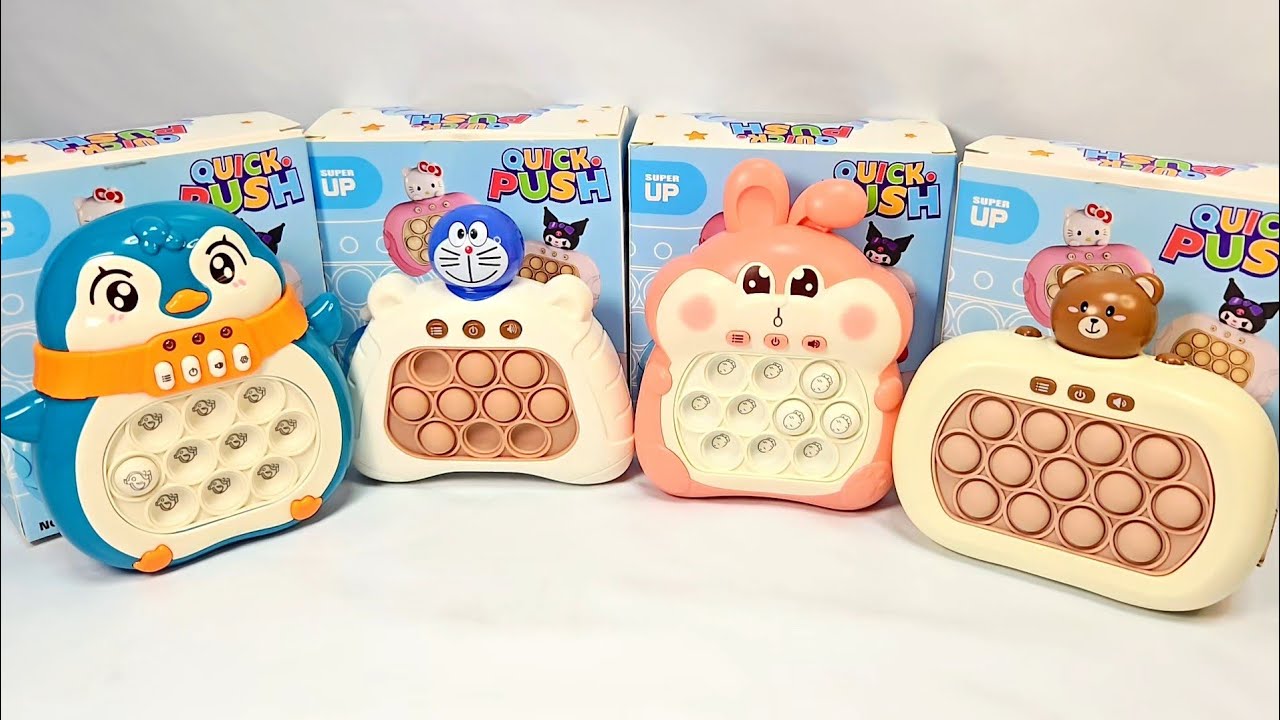 ASMR Playing Pop it Electronic Fast Push Game Fidget Toy | Score Mode