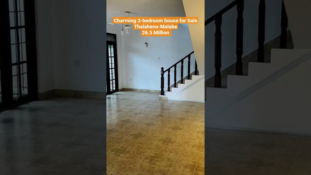 Charming 3-Bedroom House for Sale in Thalahena, Malabe