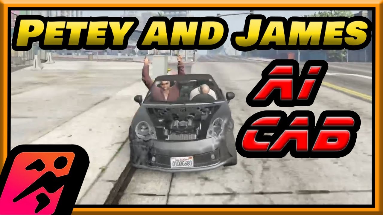 Petey & James Randal Ride the AI TAXI