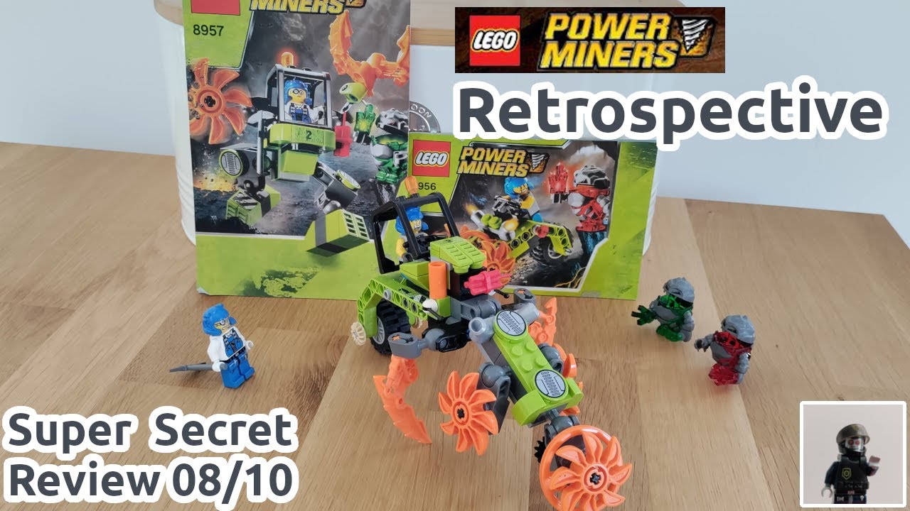 LEGO review 8956 + 8957: Cave Cutter Combiner (2009, Power Miners) 🔎