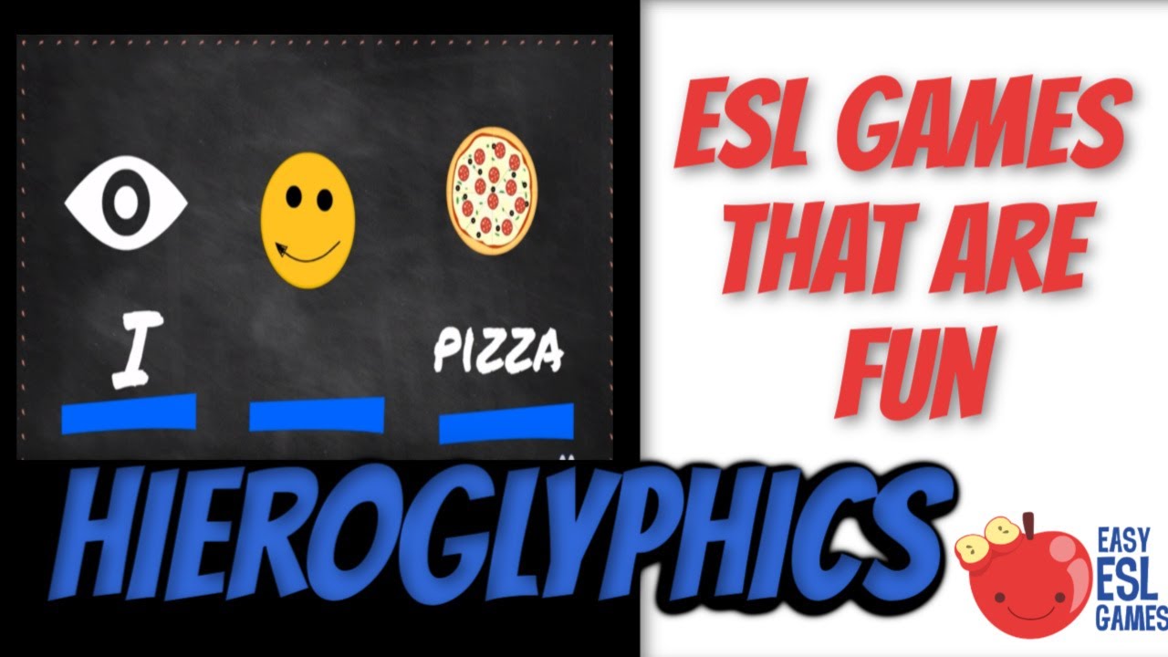 ESL Games That Are Fun | Hieroglyphics (old) - Videos For Teachers