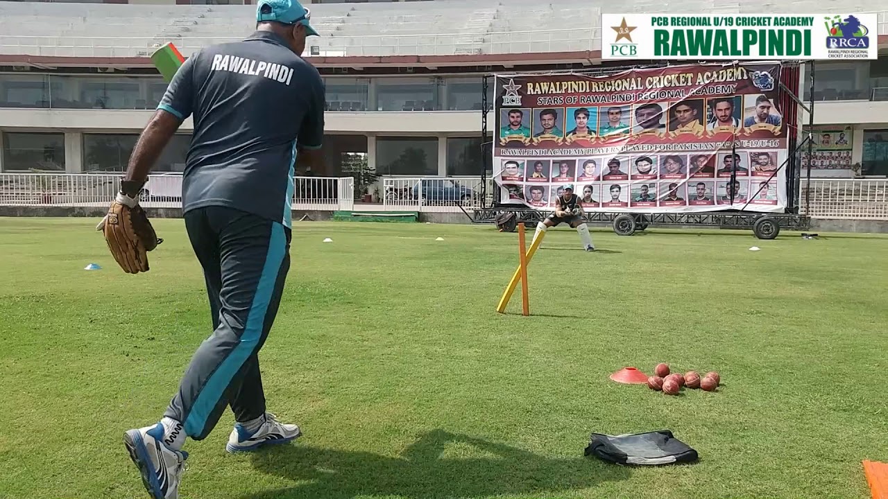 Wicket Keeping Cricut training By Bilal Ahmed , To Jageer Khan At RRCA u-19 Academy 2017