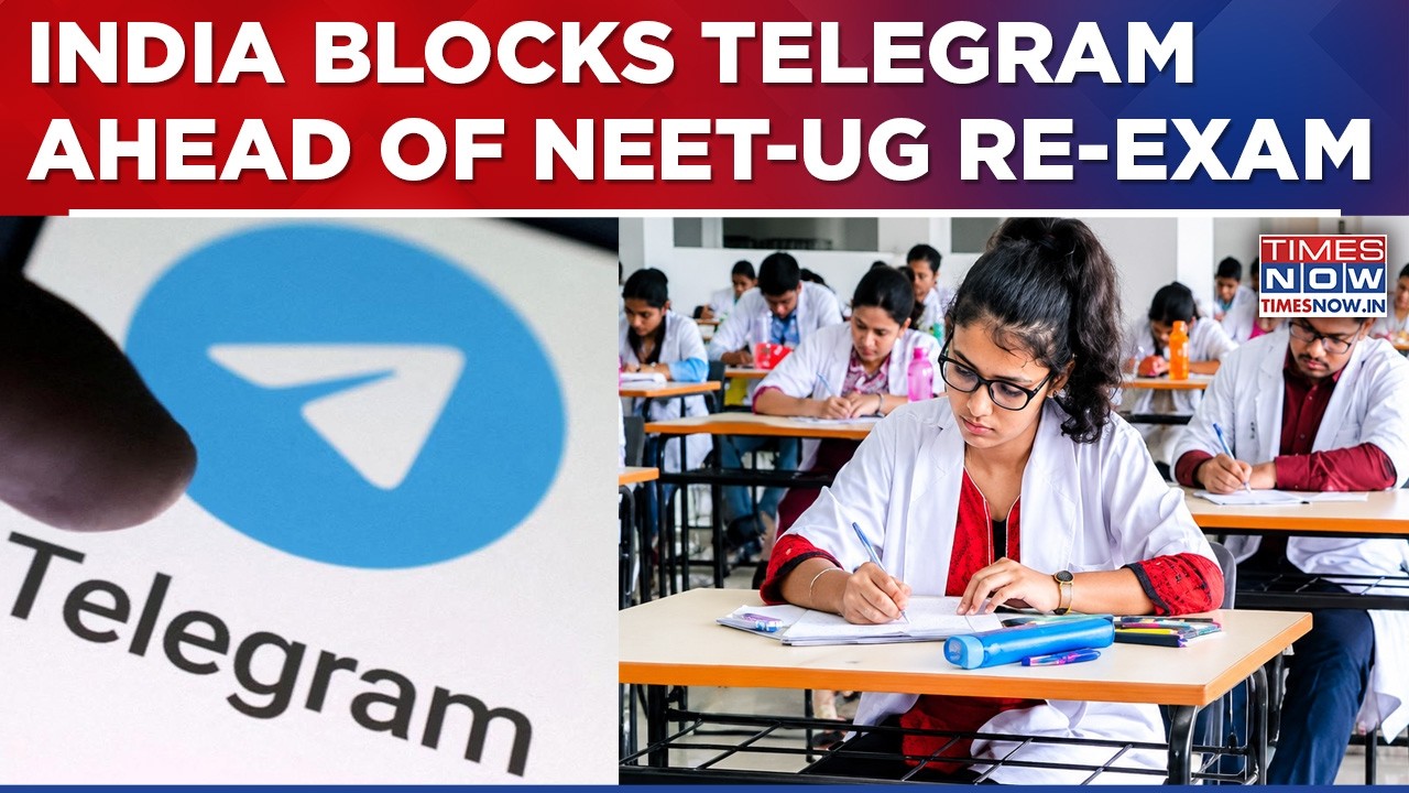 India Blocks Telegram Ahead Of NEET-UG Re-exam To Curb Paper Leak| Social Media Platform Banned Till