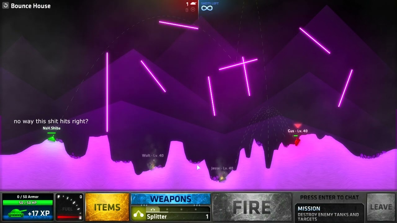 Shellshock Live (Bounce House) Shenanigans against AI