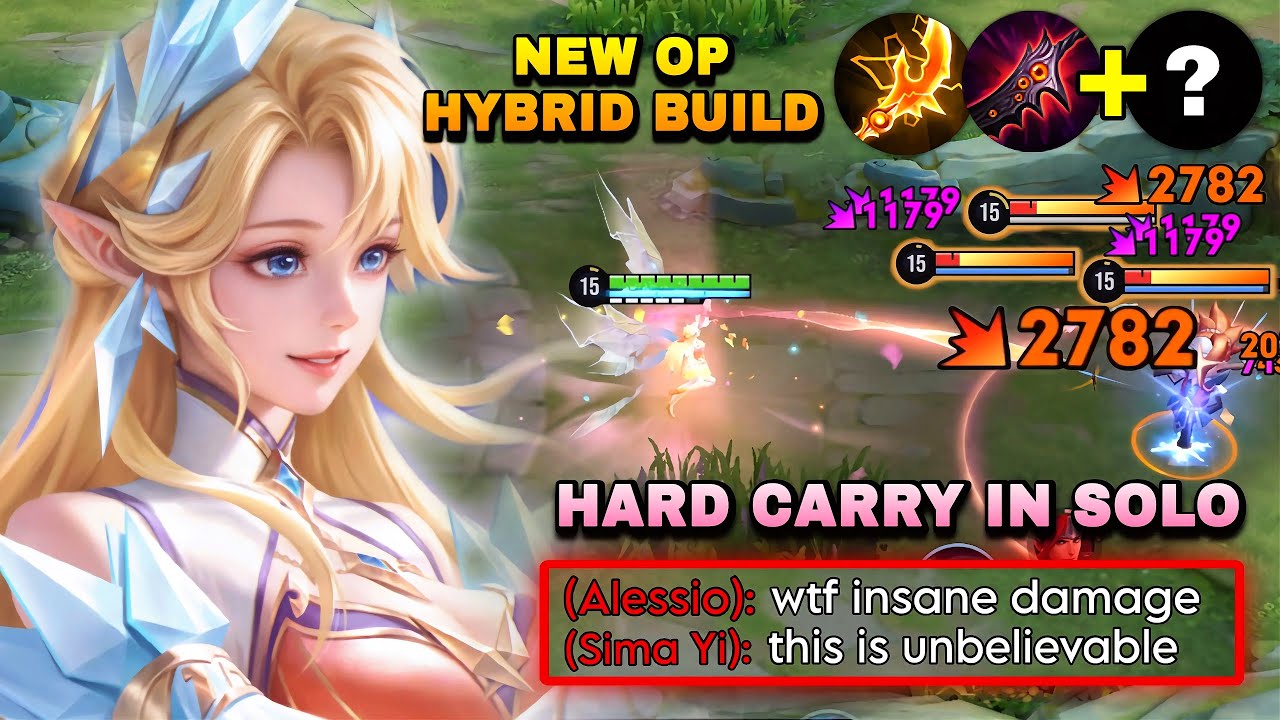 TOP 1 ERIN NEW OVERPOWERED HYBRID BUILD TO HARD CARRY IN SOLO RANK! | HONOR OF KINGS