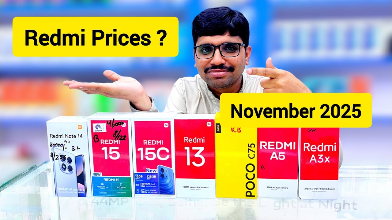 Redmi Phone Prices in Pakistan | November 2025 | @brothermobile3020 