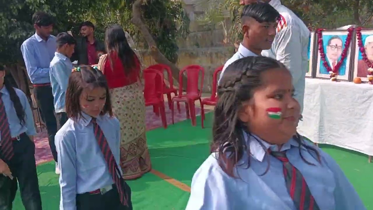 Pen distribution at Republic day 2026