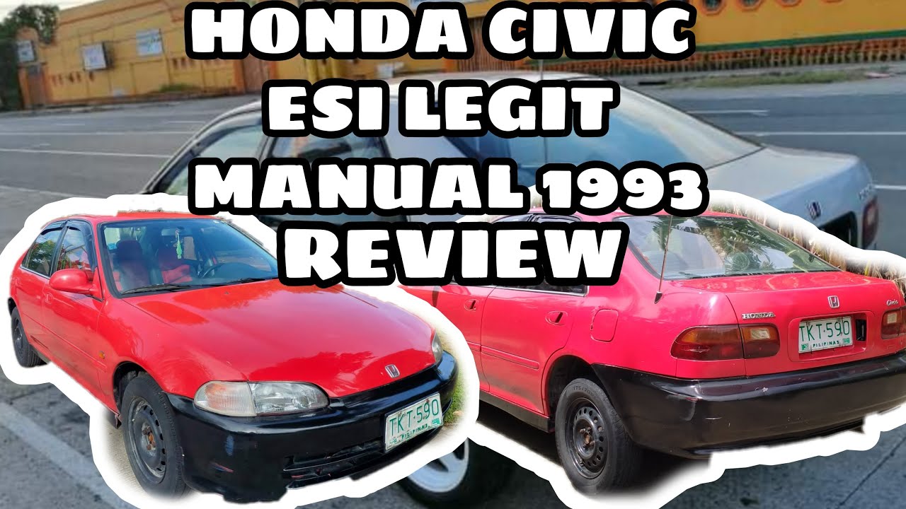 HONDA CIVIC ESI LEGIT 1993 MANUAL REVIEW || TOP SPEED||CARVLOG#13