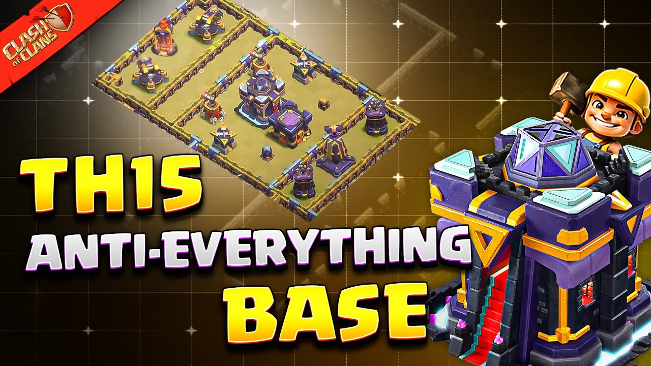 Защитите ВСЕ мета-армии TH15 😎 Лучшая базовая ссылка TH15 Anti-Everything