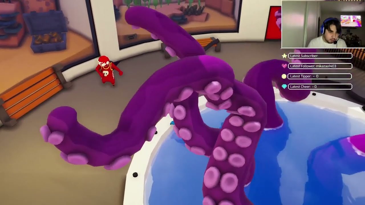 GANG BEAST CON AMIGOS #gaming #gangbeasts #fail #amigos