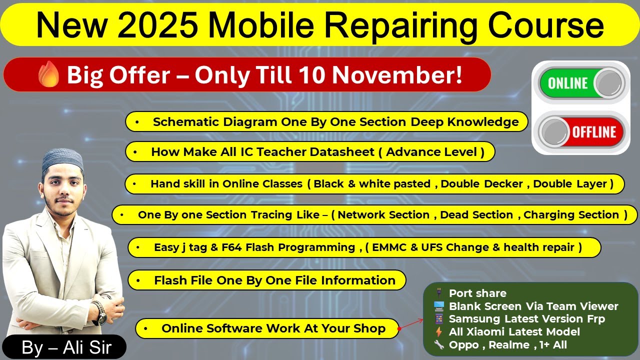 Mobile Repairing सीखो घर बैठे 🏠 Course 2025 | New Batch Start | Register Today!
