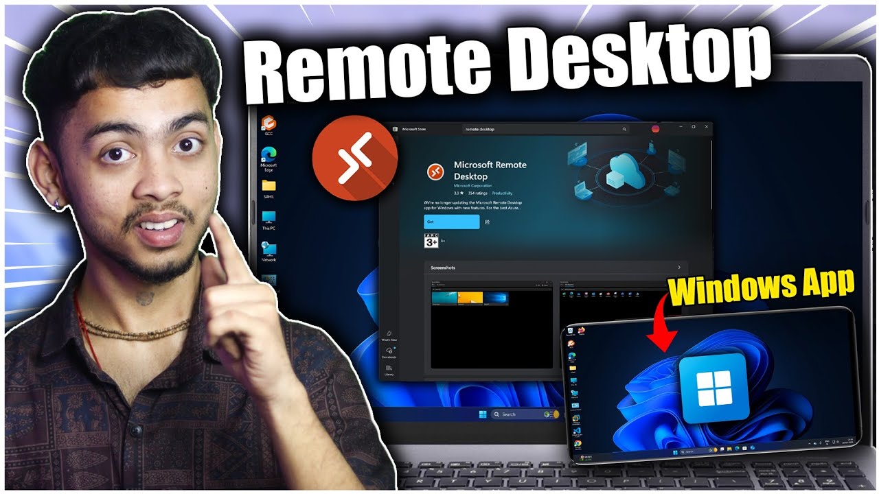 How To Connect Your Phone With Windows💻 | Remote Desktop Using Windows App🔥