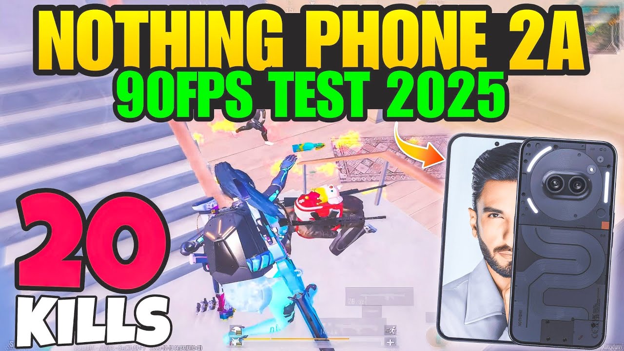 🔥Nothing Phone 2a 90fps: BGMI Gameplay Performance Showdown!
