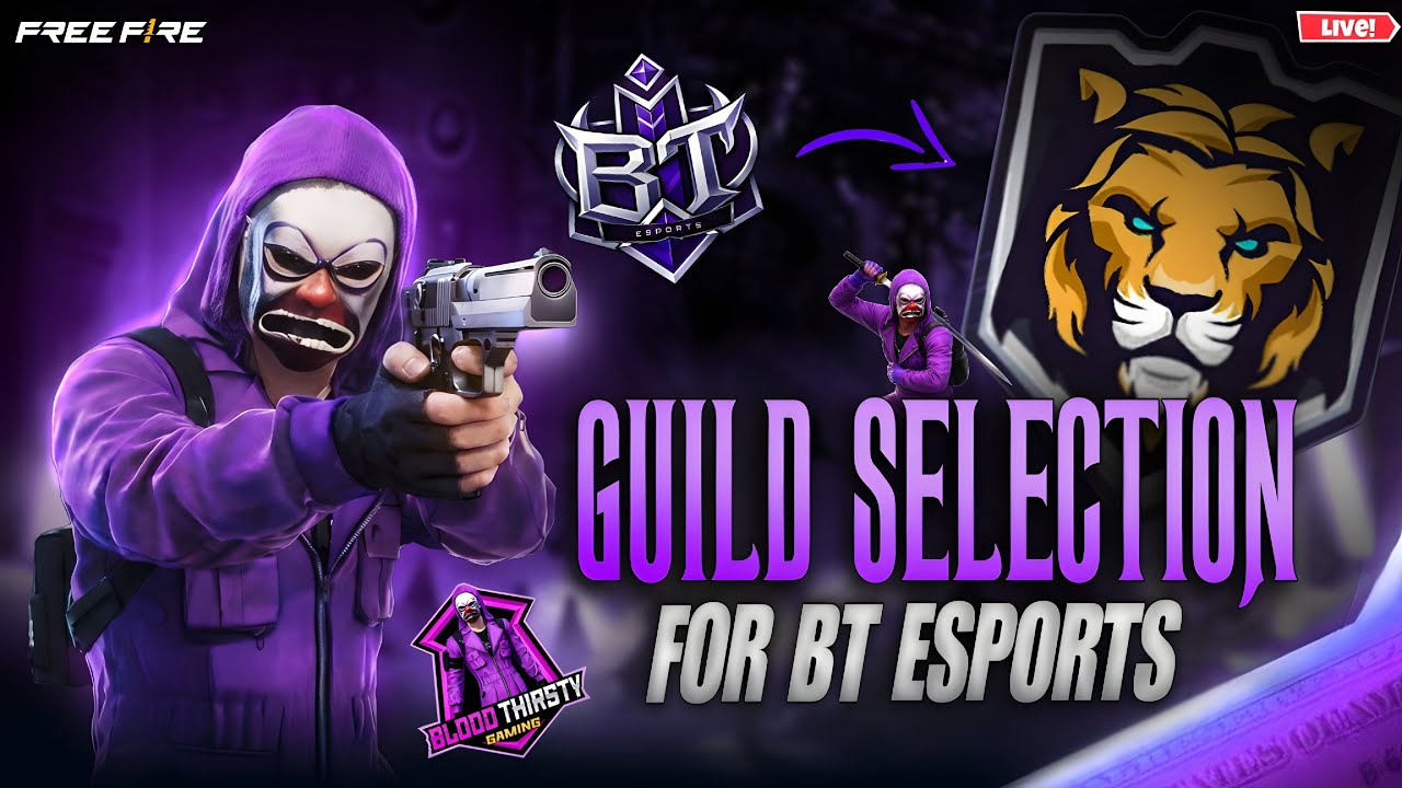 🔴BT ESPORTS 🔥GUILD TEST FREE FIRE TAMIL #garenafreefire #freefirelive#tamilff#freefire#ff#shortlive