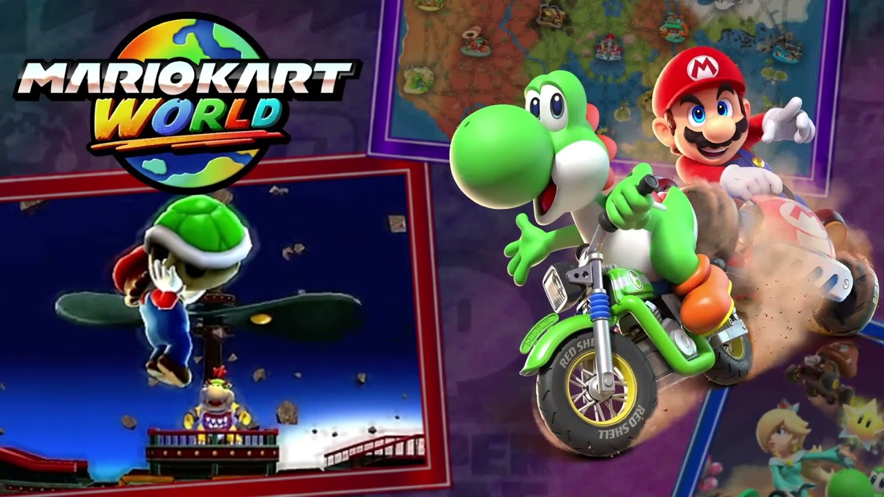 Enter Bowser Jr.! [Super Mario Galaxy] - Mario Kart World (Slowed Down)
