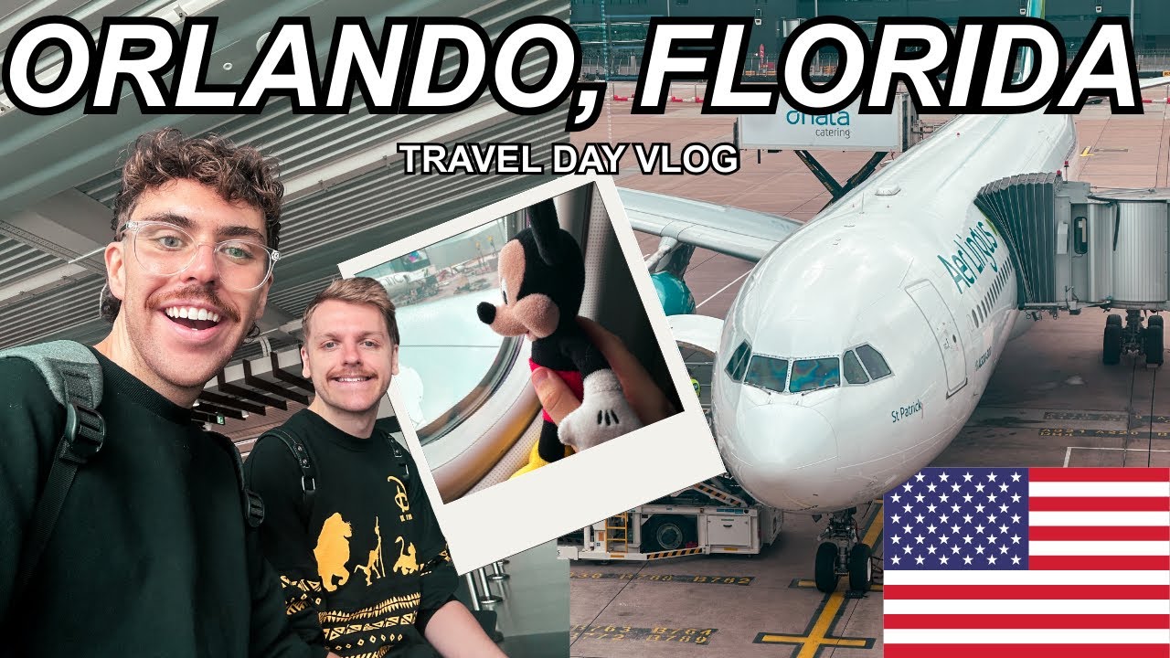 ORLANDO TRAVEL DAY VLOG ✨✈️ | Manchester To Orlando with Aer Lingus