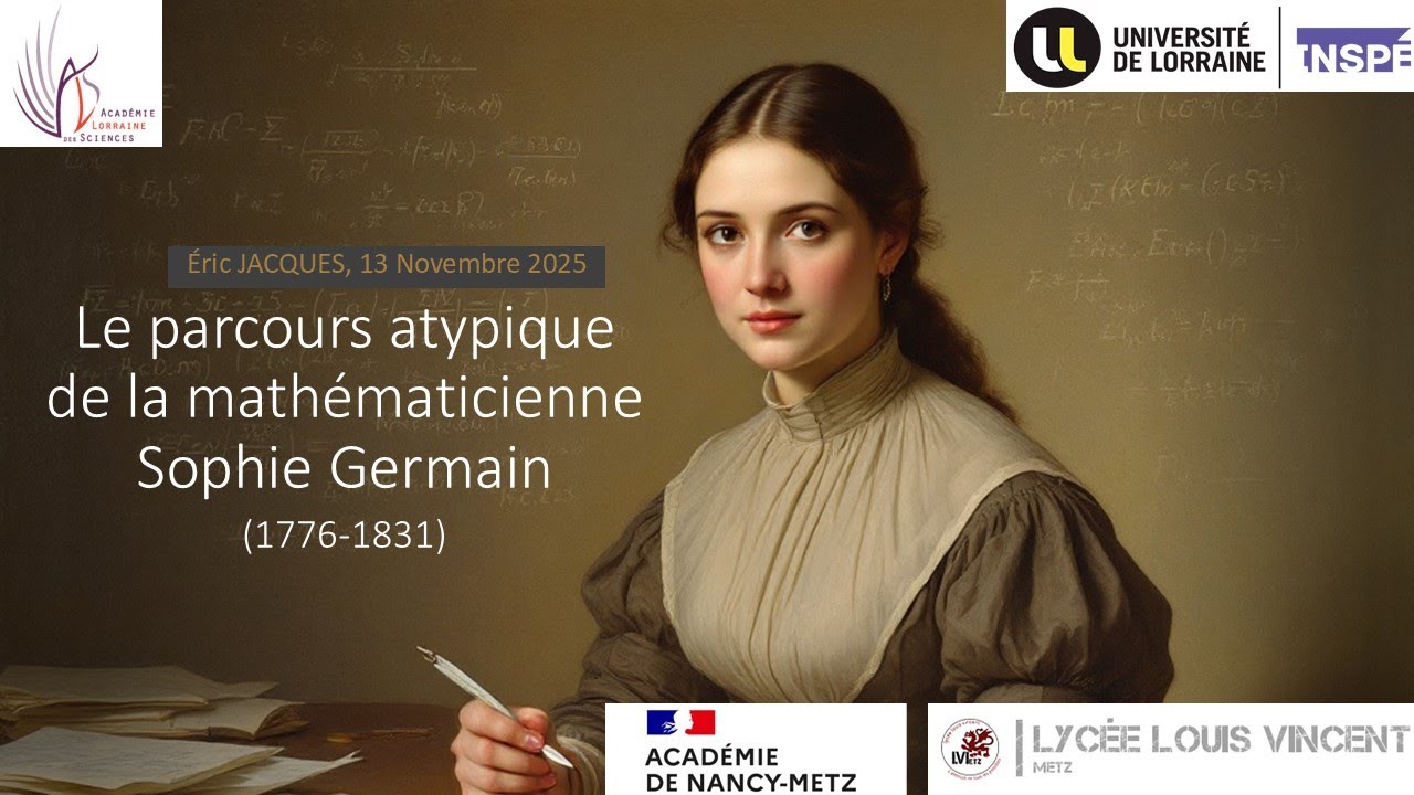 Conférence sur Sophie Germain dans le cadre de Maths Filles et Sciences