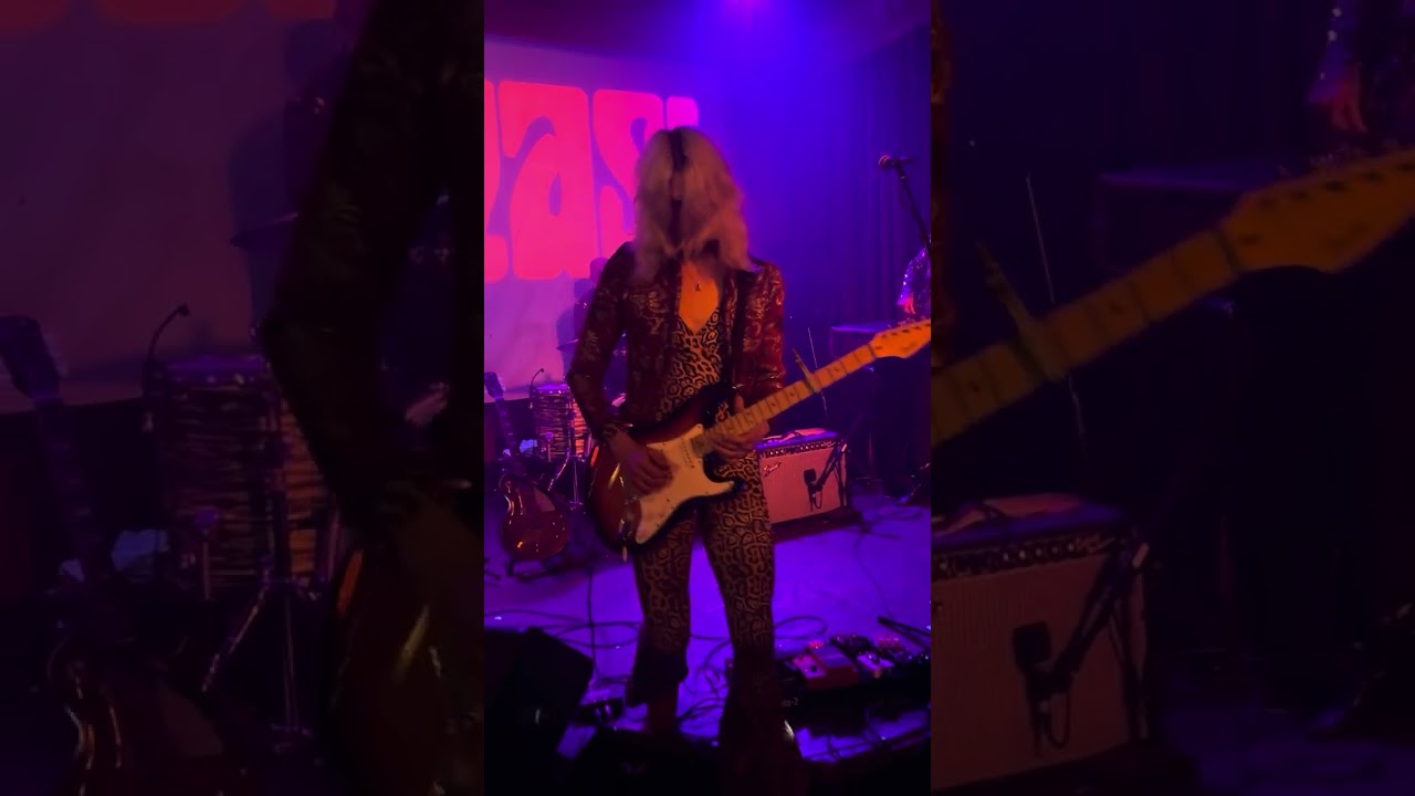 Gyasi stole my phone and used it as a slide during Colorful!
