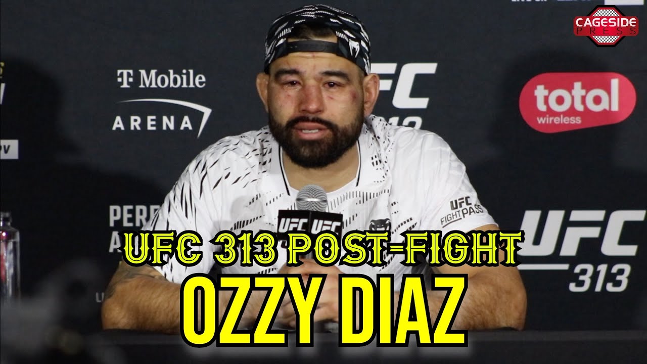 Ozzy Diaz on Emotional First UFC Victory | UFC 313