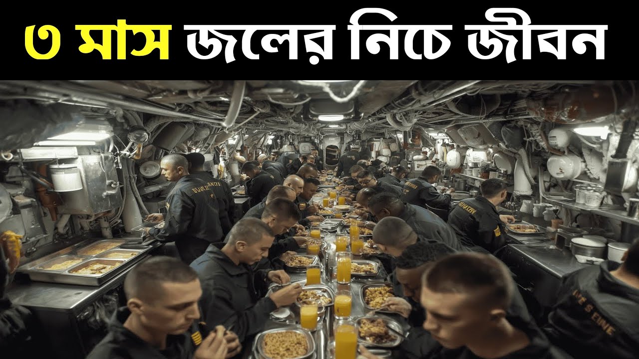 টানা ৩ মাস গভীর সমুদ্রে সাবমেরিন নাবিকদের জীবন কেমন কাটে, তারা কিভাবে বেঁচে থাকে?