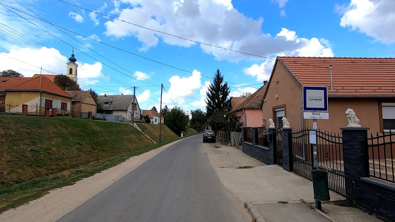Pécs, autóbusz-állomás - Keszü - Gyód, községháza