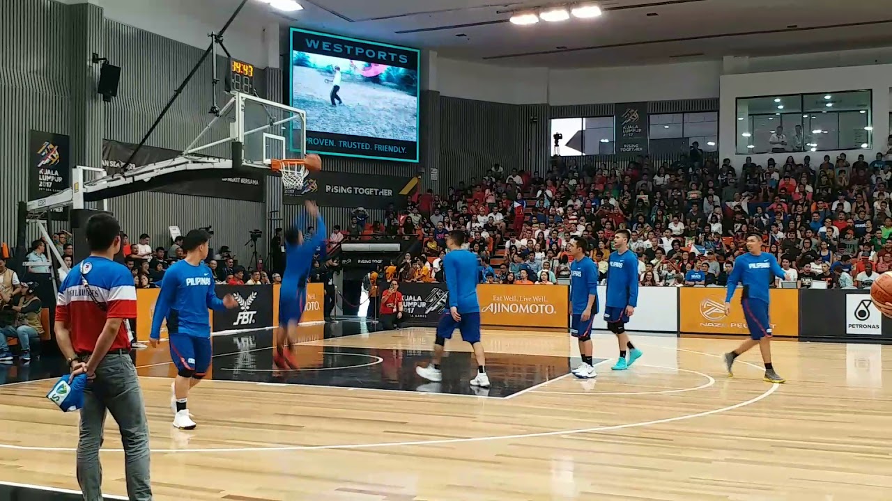 Seagame 2017 basketball malaysia vs gilas phillipines pt3 kobe paras freestyle dunk