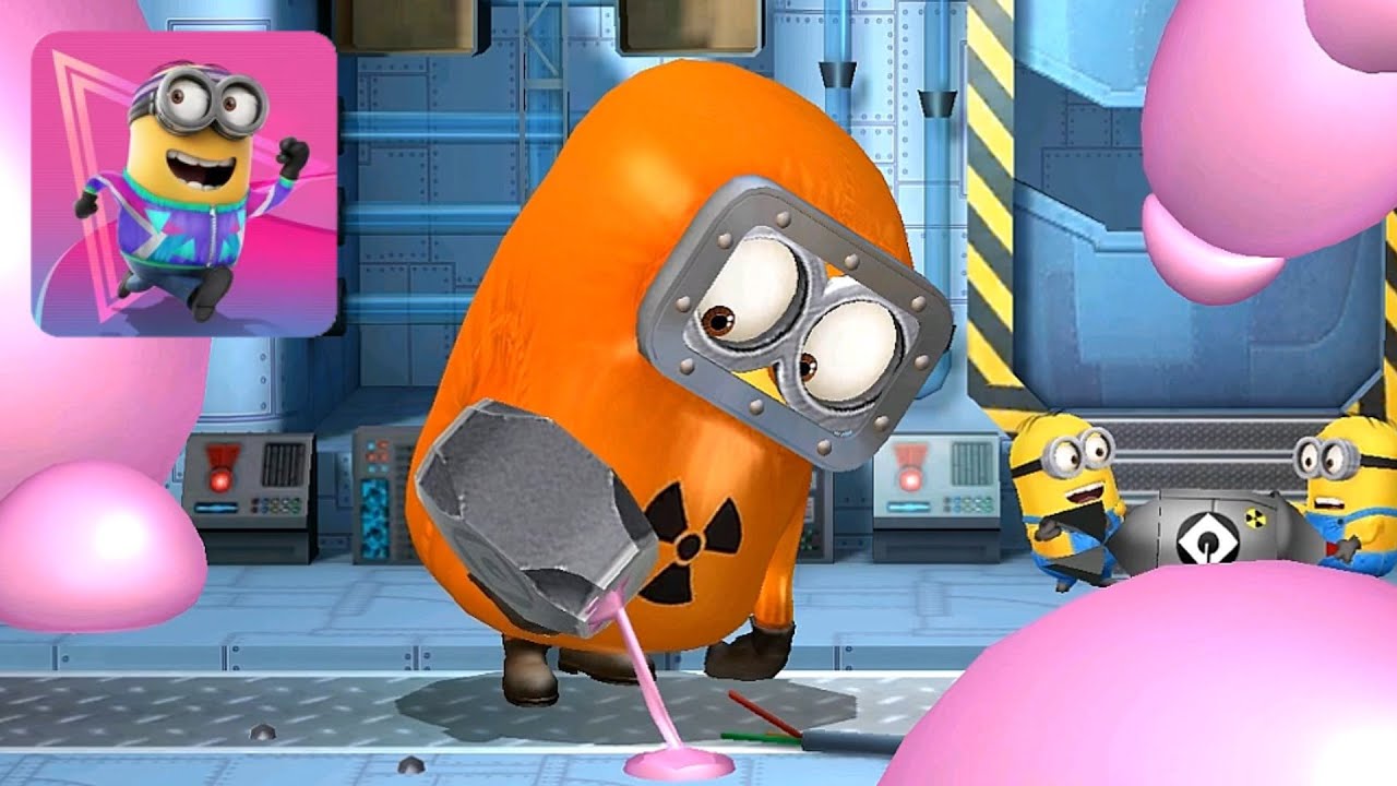 Despicable me Minion rush Hazmat Bubbles Attack gameplay