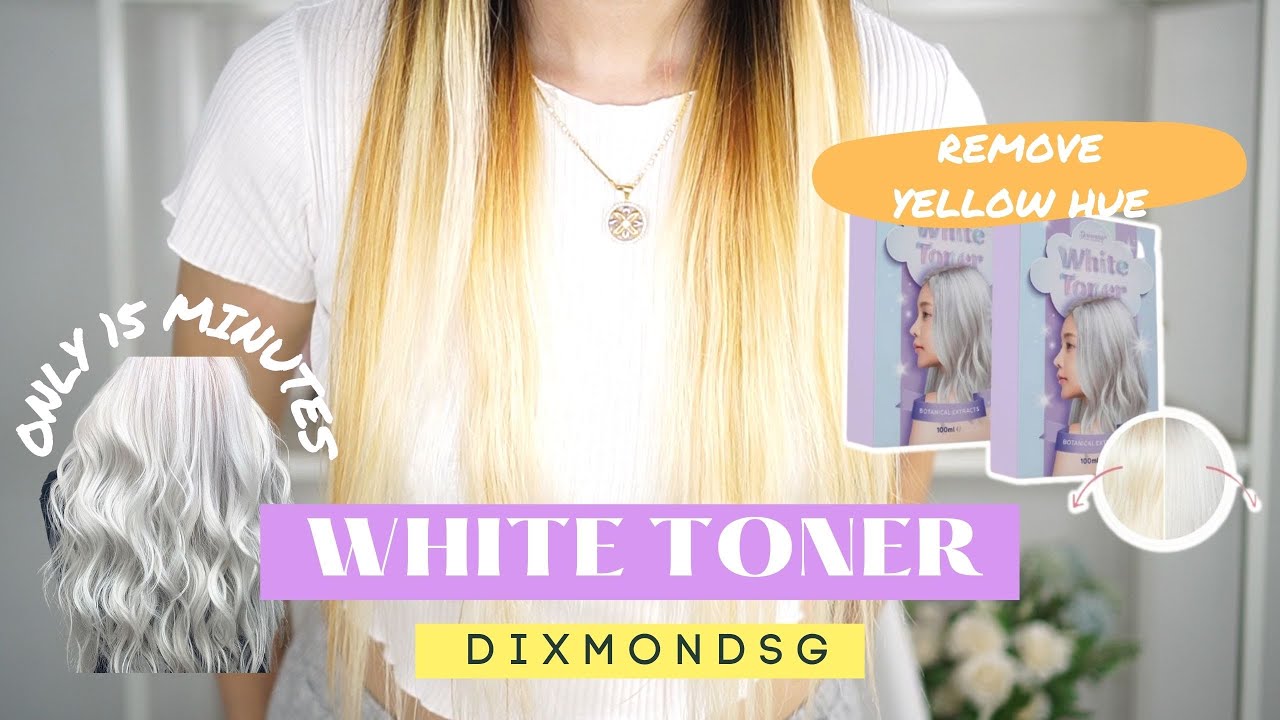 PUTIHIN RAMBUT PAKAI WHITE TONER DIXMONDSG INDONESIA || PICCHA