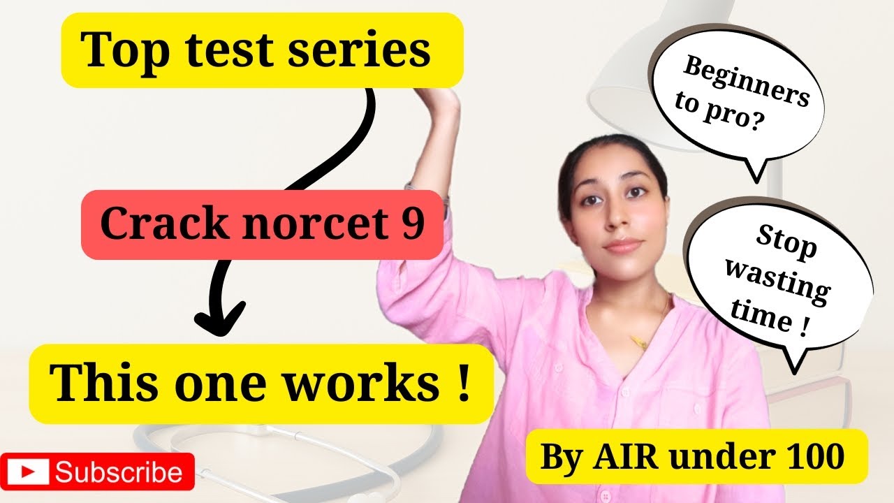 Top Test Series for NORCET 🔥 Beginner to Advanced Full Breakdown to rank under 100 #rankunder100
