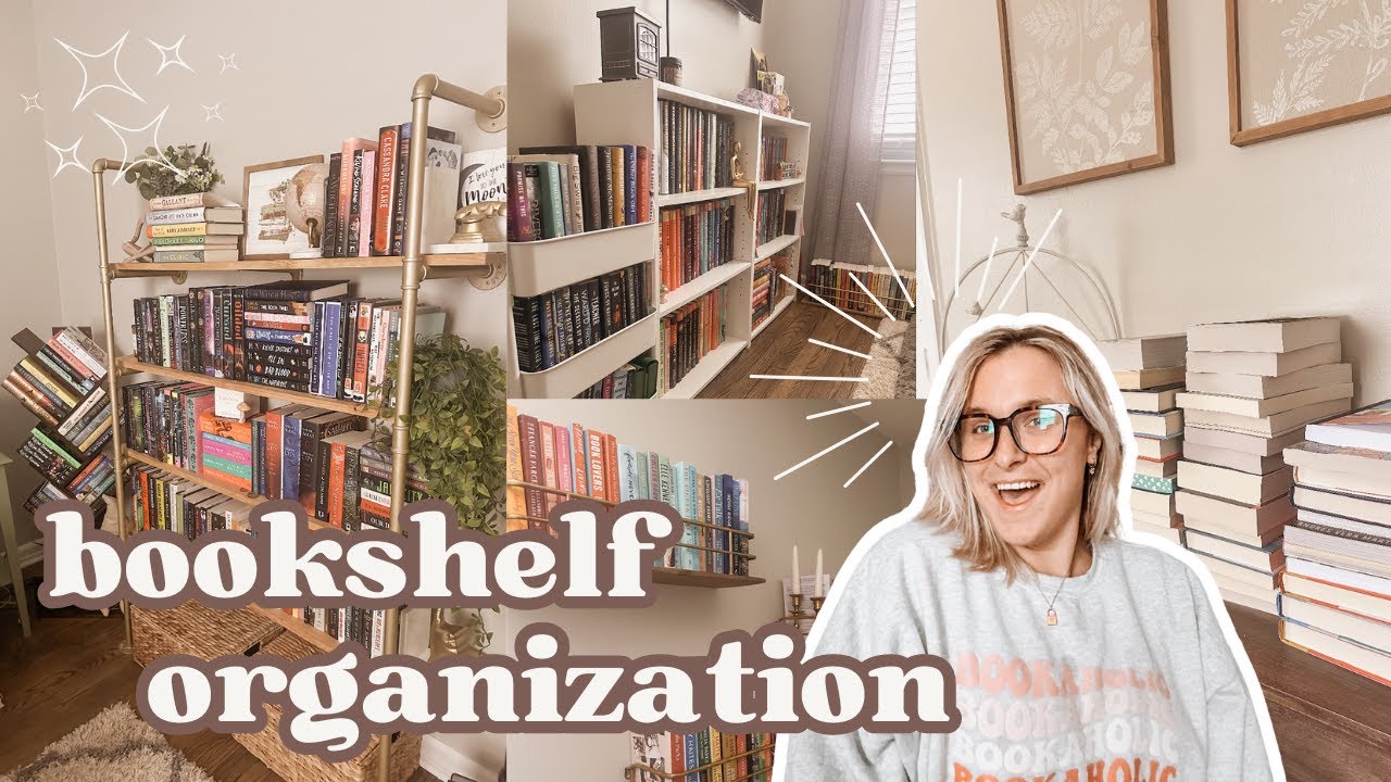reorganize my bookshelf with me! | BOOKSHELF ORGANIZATION 📚✨