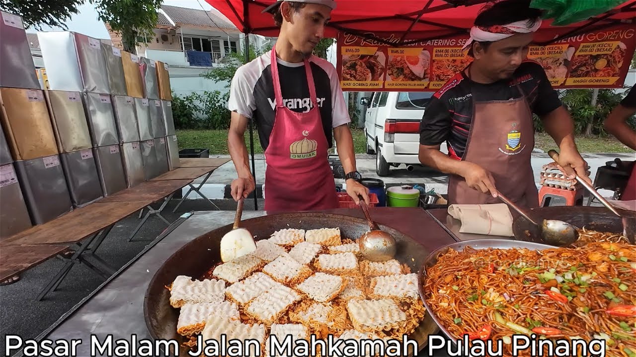 Pasar Malam Jalan Mahkamah Pulau Pinang | Best Malaysia Street Food | Pasar Malam Tour #streetfood