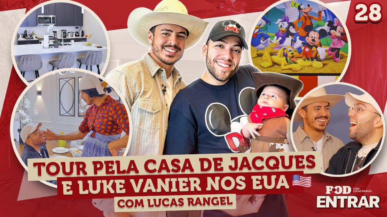 POD ENTRAR - Tour pela casa de Jacques e Luke Vanier nos EUA com Lucas Rangel
