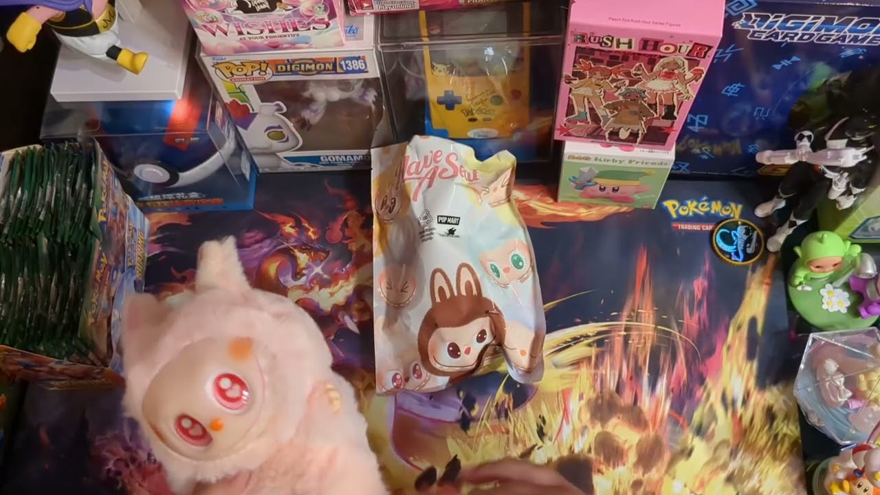 Unboxing  a Labubu (Lafufu) and My little pony cards with my Neighbour