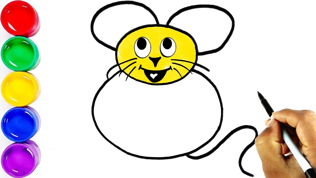 Rat Drawing Easy