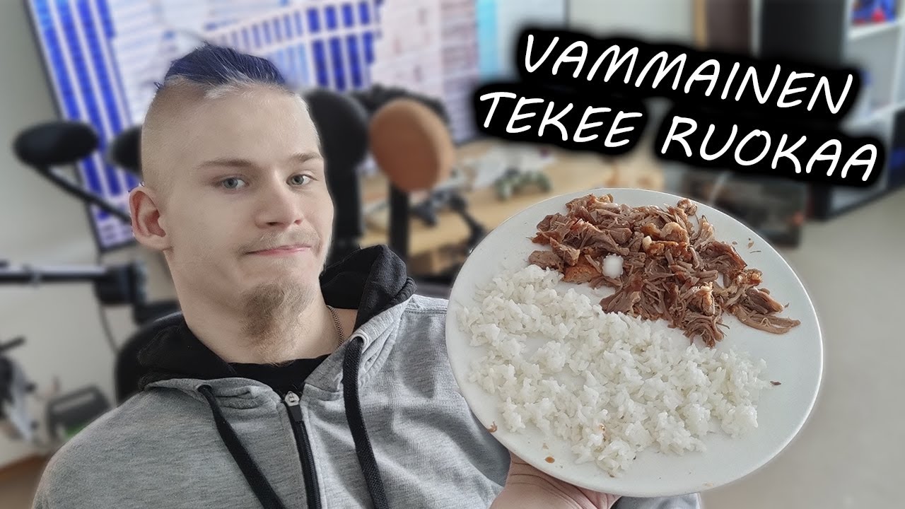 KUINKA VAMMAINEN KOKKAA RUOKAA