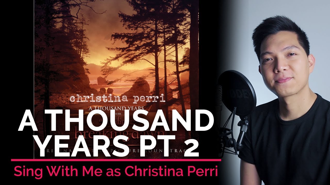A Thousand Years Pt 2 (Male Part Only - Karaoke) - Christina Perri ft. Steve Kazee