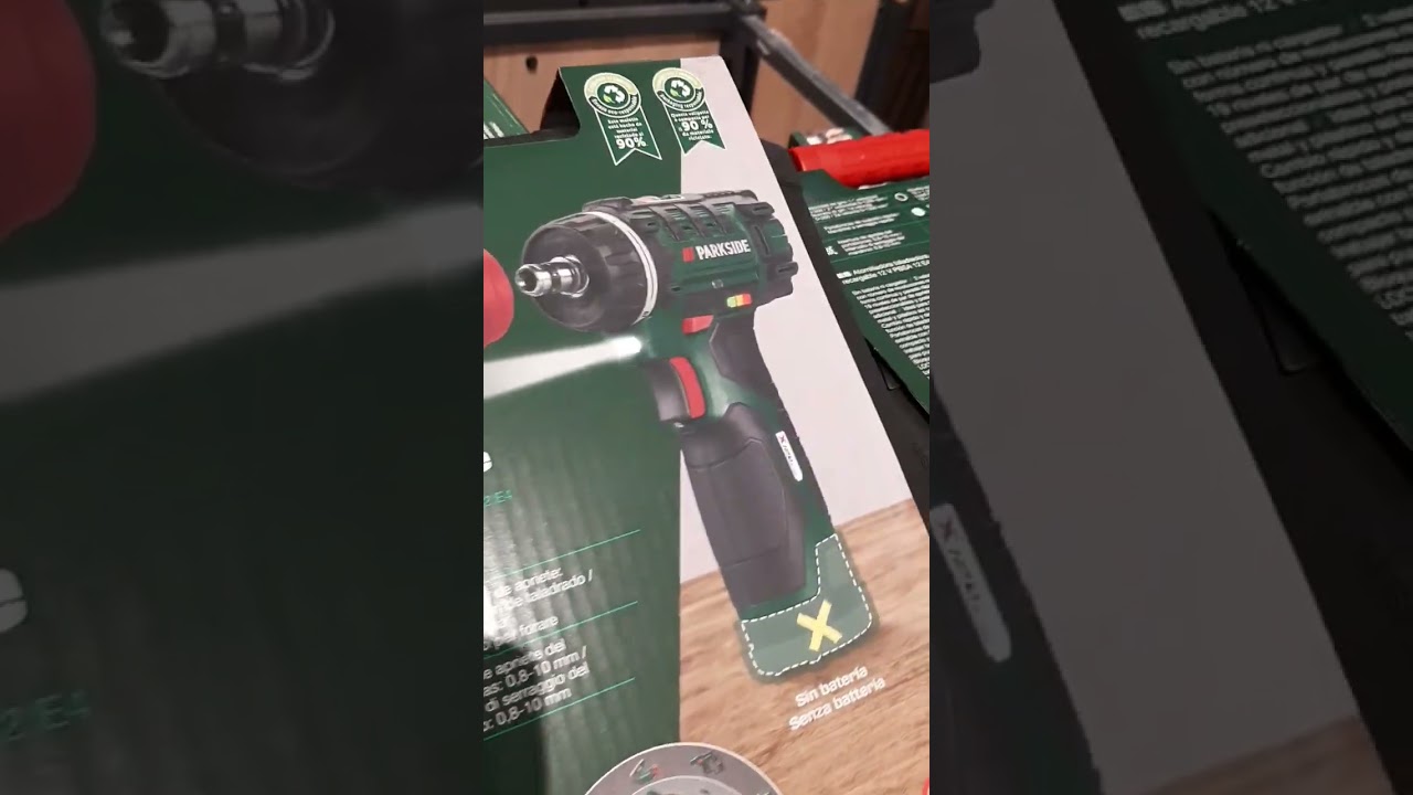 Trapano avvitatore ricaricabile 12V  X12V Parkside  in vendita al Lidl no brushless