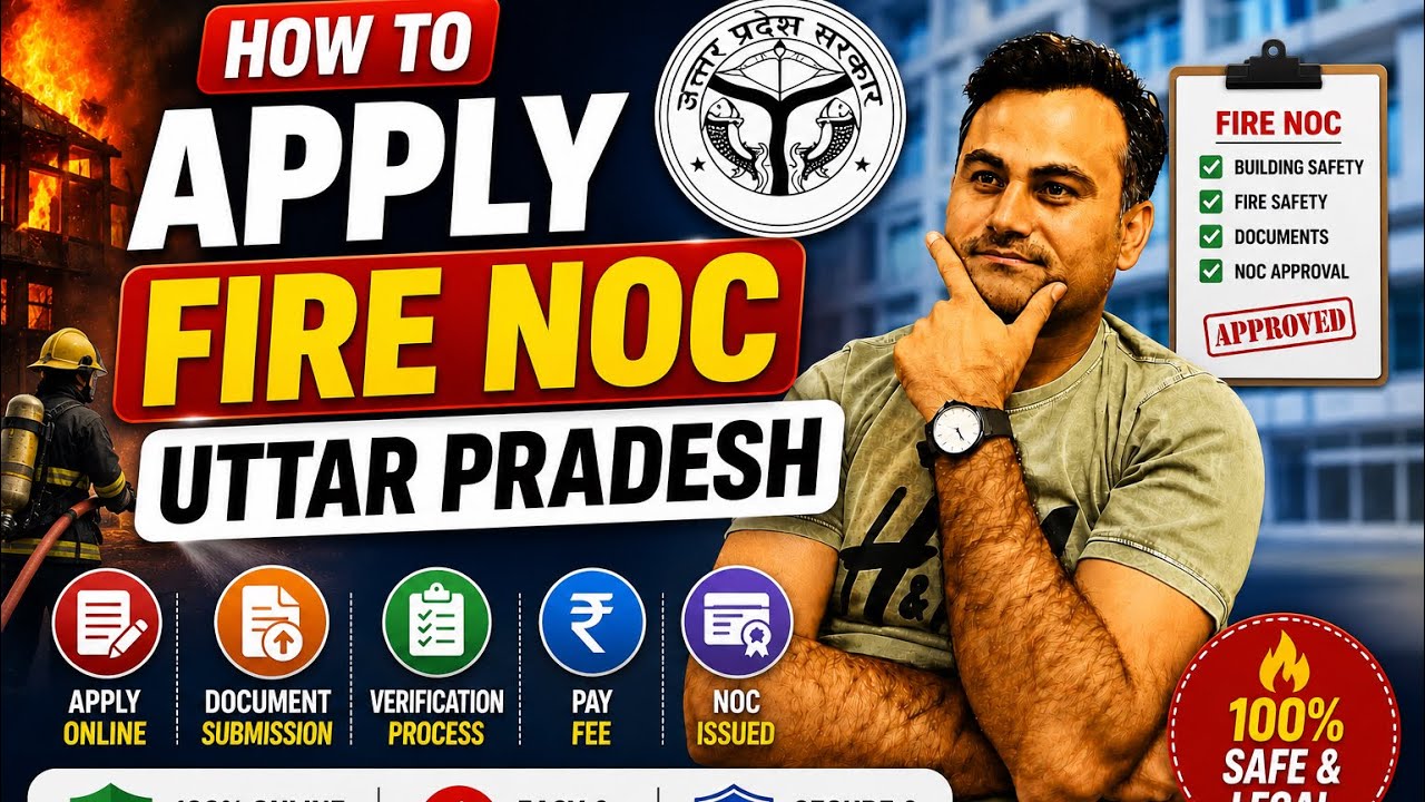 UP Fire NOC Kaise apply kare | How to apply Fire NOC in UP | fire noc renewal online up #fire