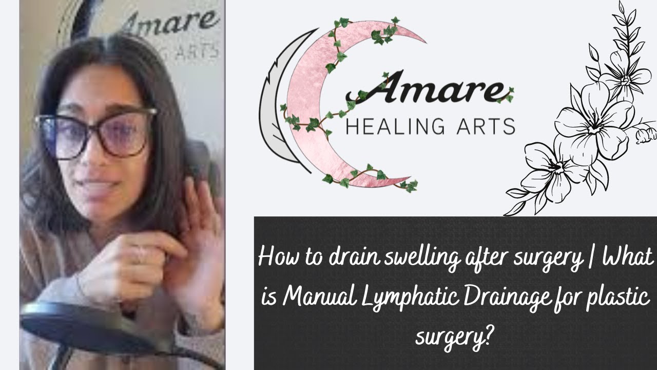 How to drain swelling: Manual Lymphatic Drainage for Plastic Surgery?