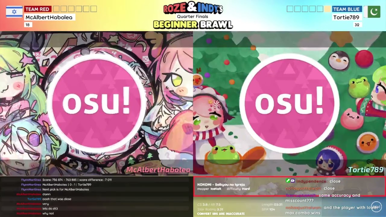 Roze & Indy's Beginner Brawl - Quarterfinals: McAlbertHabolea vs. Tortie789