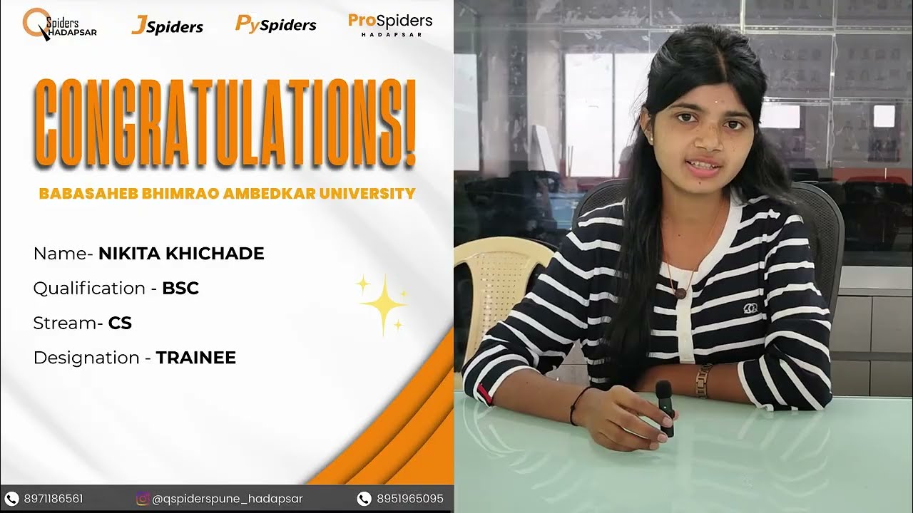Congratulations to Nikita Khichade on reaching this proud career milestone 🎉