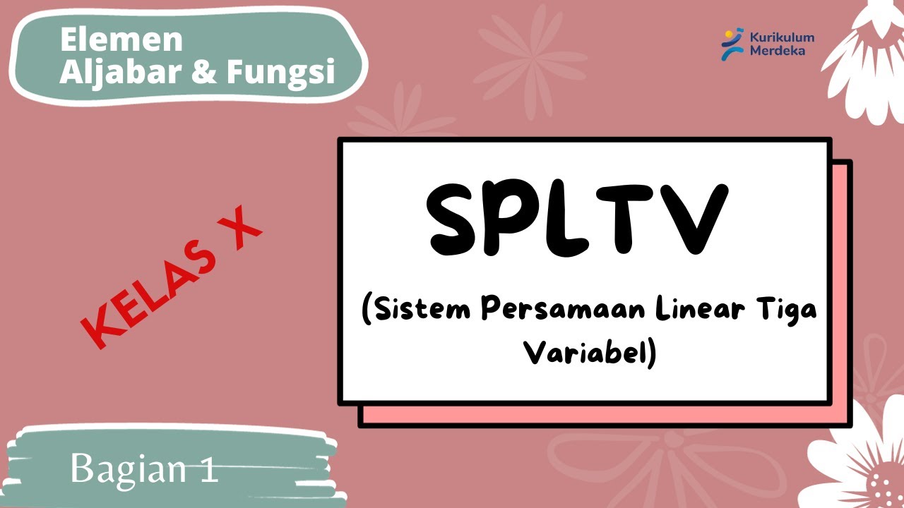 SPLTV Kelas 10 Kurikulum Merdeka