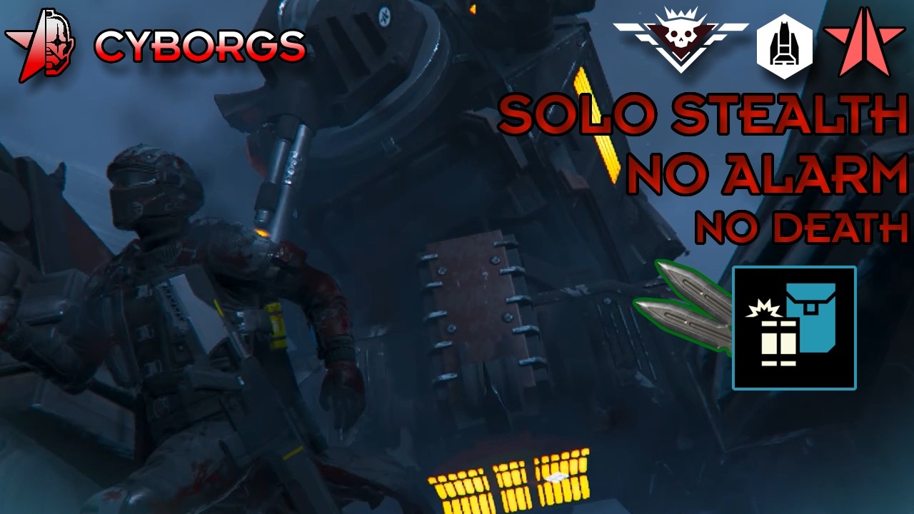 Helldivers 2 - Stealth Halt Cyborg Production (Super Helldive/No Alarm)