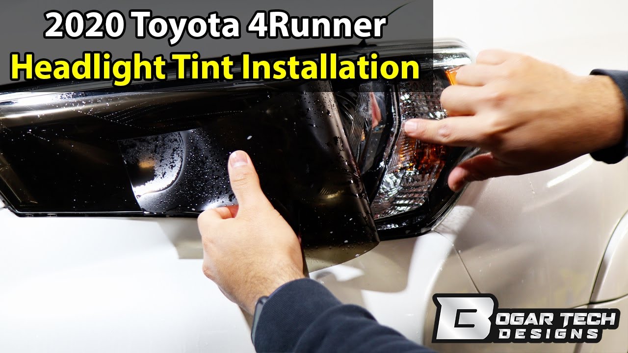 Toyota 4Runner 2014-2024 Headlight Tint Installation